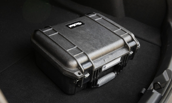 Rollei Hard Case 3730 Koffer produkt in gebrauch