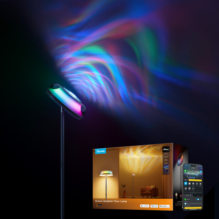 Govee Uplighter Stehlampe produkt in gebrauch