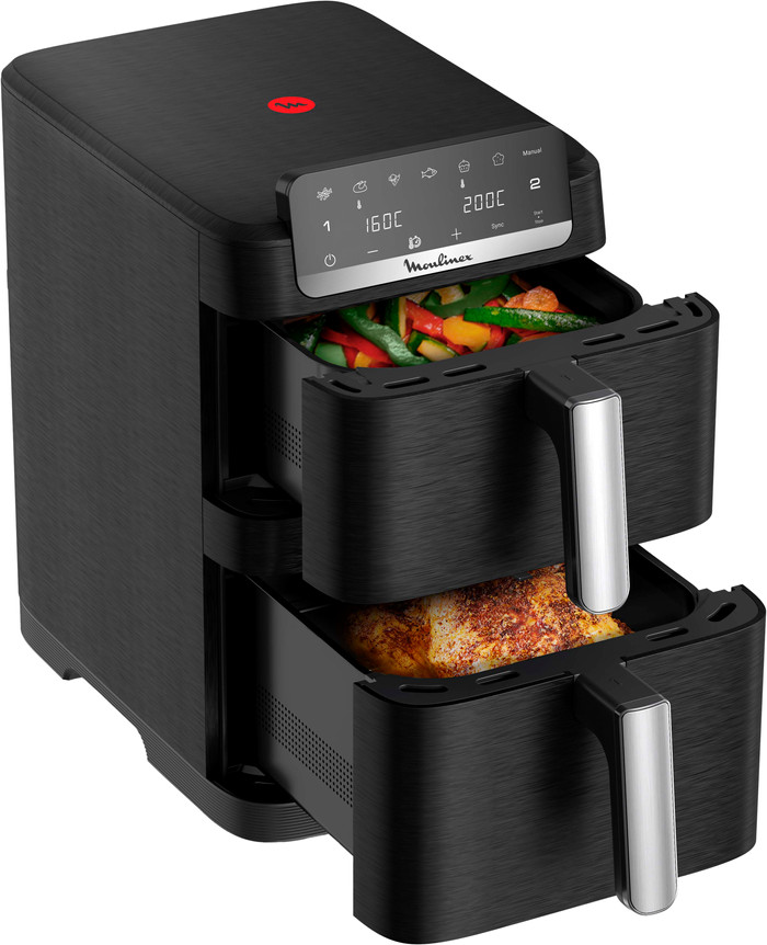 Moulinex Easy Fry Crispy Stack Dual EZ7528F0 top