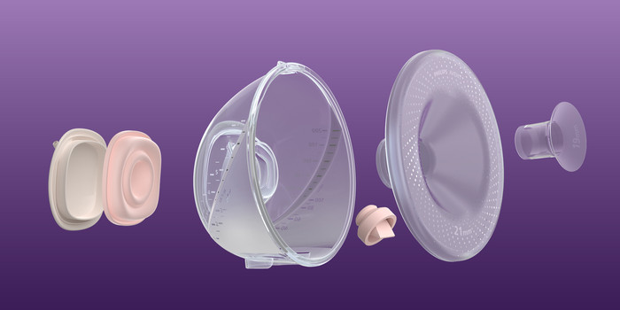 Philips Avent Hands-free small protective inserts SCF554/11 inside