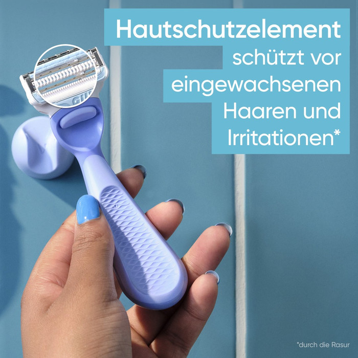 Gillette Venus Intimate Ersatzklingen (10 Stück) produkt in gebrauch