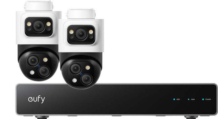 eufy PoE Sicherheitssystem + Netzwerkvideorecorder + S4 Doppelpack Main Image