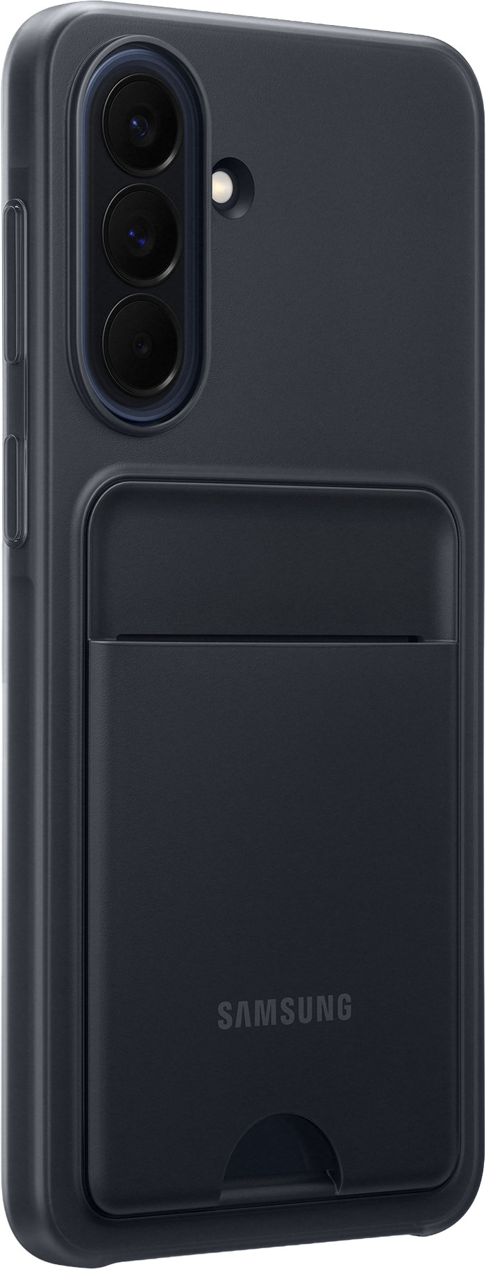 Samsung Galaxy A57 Card Slot Backcover Schwarz rechte seite