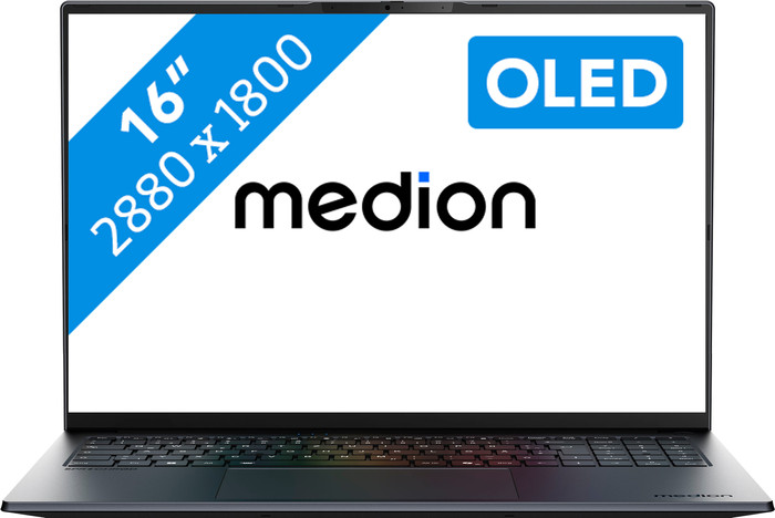 Medion SPRCHRGD 16 S1 OLED - 62743 - 16" - Intel Core Ultra 5 - 32GB RAM/512GB SSD Main Image