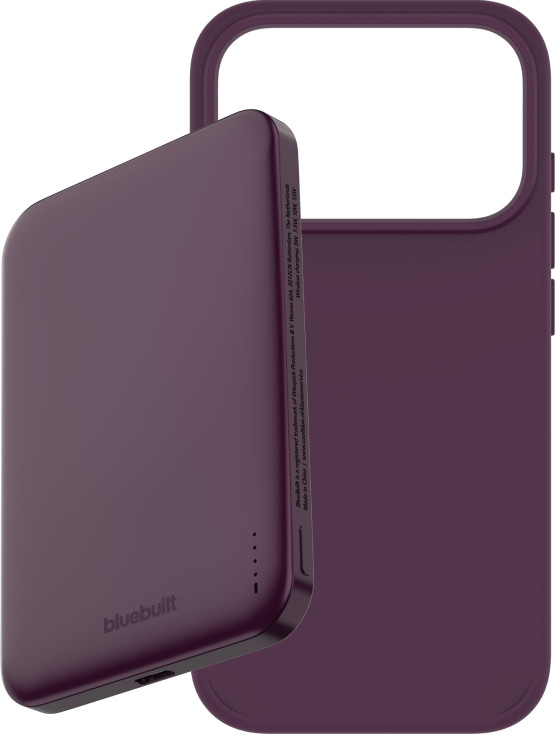 BlueBuilt MagSafe Hülle iPhone 18 Pro Rot + Powerbank 5.000 mAh Rot Main Image