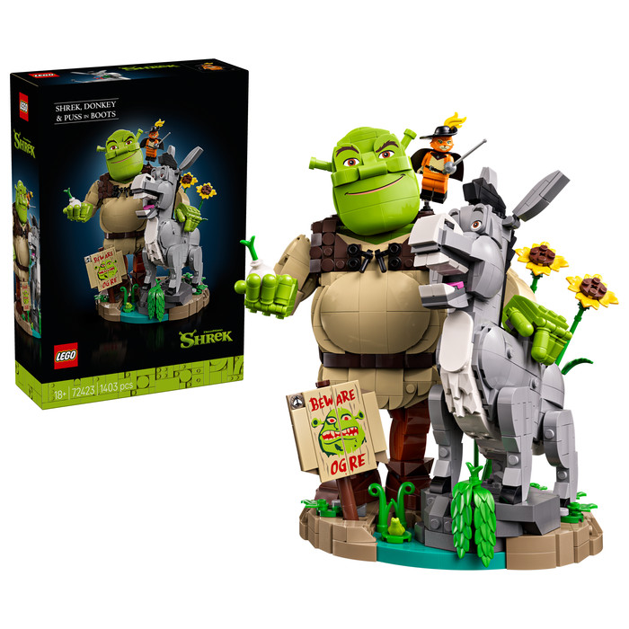 LEGO Shrek, Esel und Der Gestiefelte Kater 72423 vorne