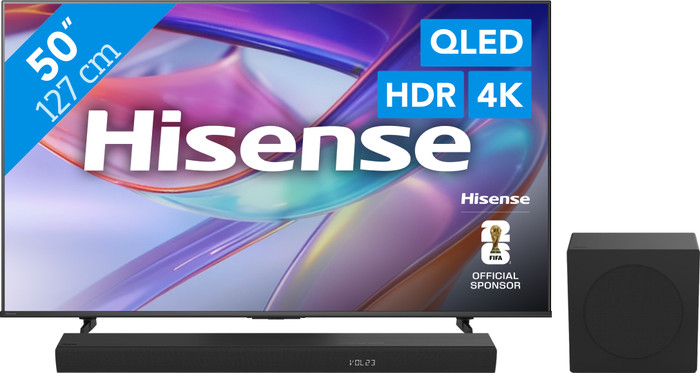Hisense QLED 50 Zoll E79S (2026) + Hisense HS3100 Main Image
