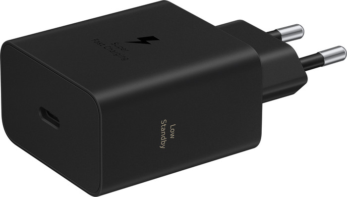 Samsung 60W GaN USB-C-Ladegerät Schwarz rechte seite