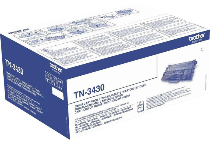 Brother TN-3430 Toner Cartridge Black packaging