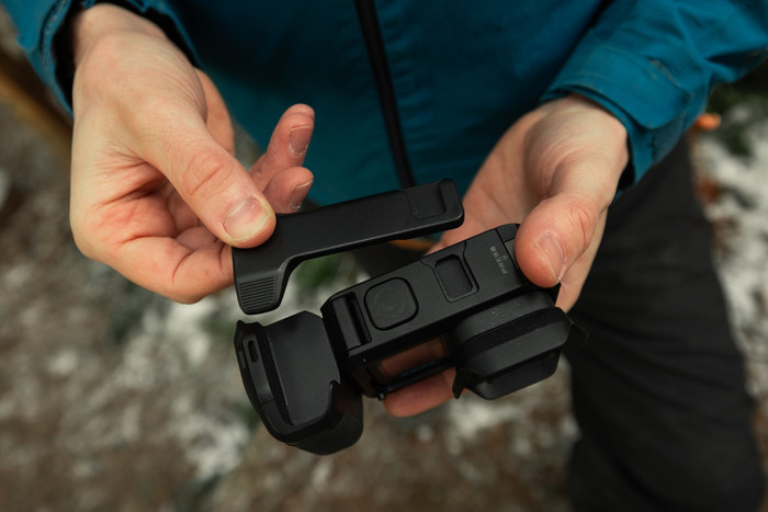 GoPro MISSION 1 Pro Grip Edition produkt in gebrauch