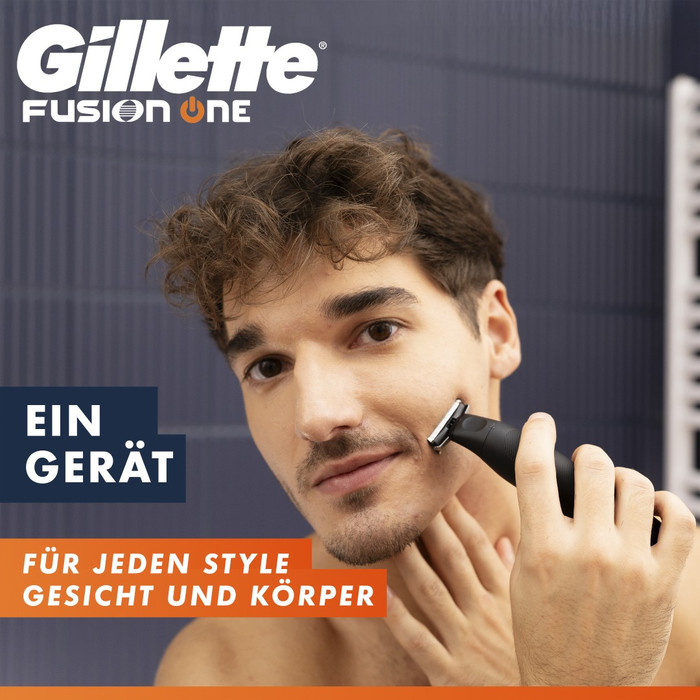 Gillette Fusion One Hybrid produkt in gebrauch