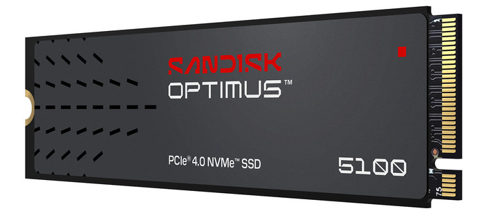 SANDISK Optimus 5100 2TB NVMe SSD vorne