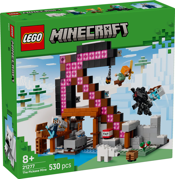 LEGO Minecraft Die Spitzhackenmine 21277 verpackung