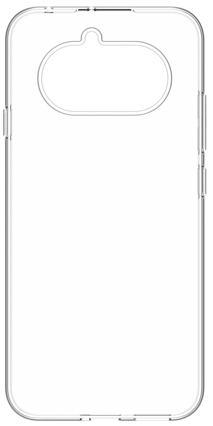 BlueBuilt Nothing Phone (4a) Backcover Transparent vorne