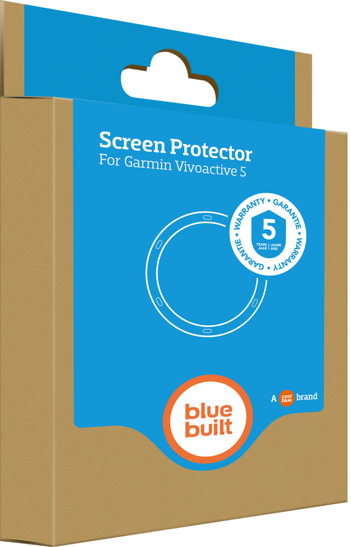 BlueBuilt Garmin vívoactive 5 Screen Protector packaging