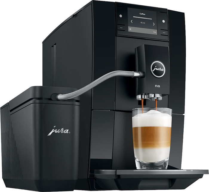 JURA A8 Piano Black (EA) linke seite