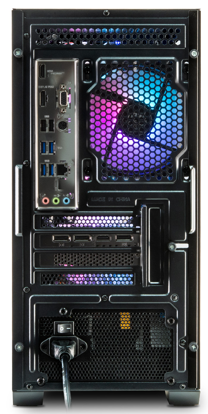 Cobalt x Powered by MSI - Tier 1 - RTX 5060 Ti 8GB - Ryzen 7 rückseite