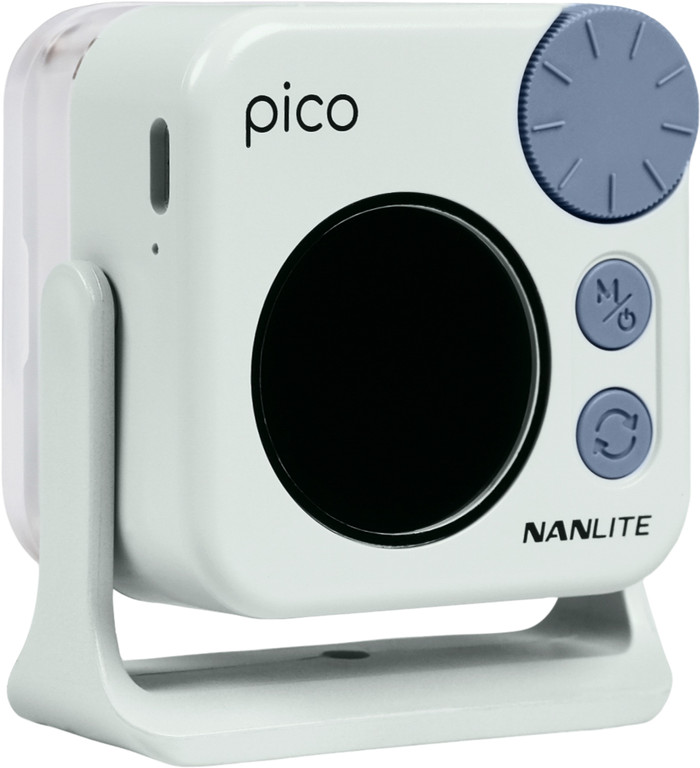 Nanlite Pico LED Mini Pocket Light Mint Blue back