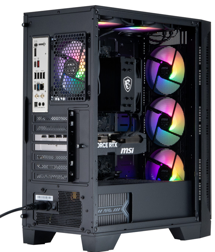 Cobalt x Powered by MSI - Tier 2 - RTX 5070 - Ryzen 7 9700X back