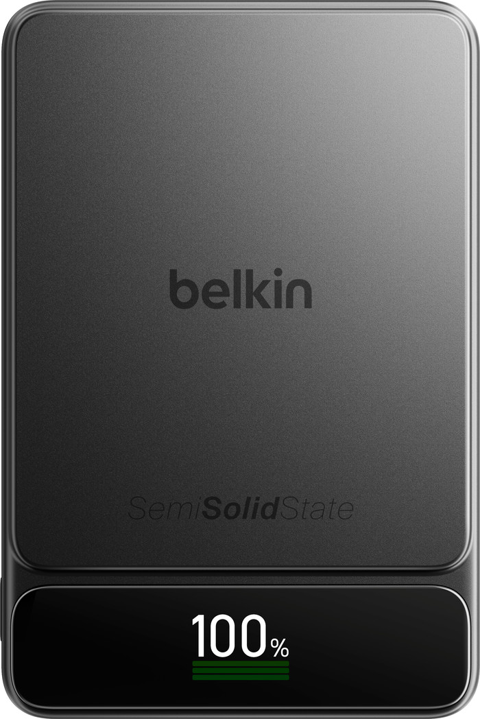 Belkin Powerbank 10.000 mAh mit Schnellladefunktion 45 Watt Schwarz oberseite