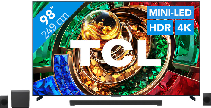 TCL RGB Mini-LED 98 Zoll RM9L (2026) + TCL Q95K Main Image