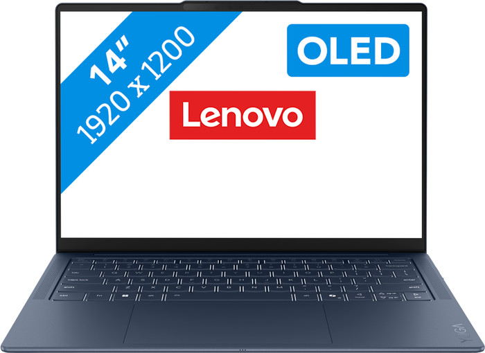 Lenovo Yoga Slim 7 OLED Copilot+ PC 14Q8Y11 - 14" - Snapdragon X2P-42-100 - 16GB RAM/1TB SSD Main Image