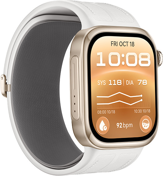 Huawei Watch D3 Weiß linke seite