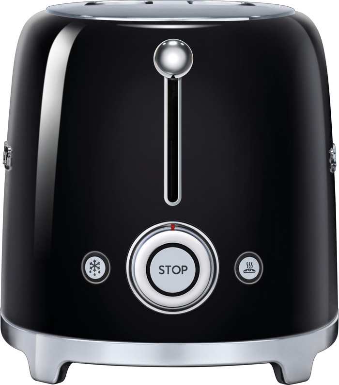 SMEG TSF01BLEU Schwarz vorne