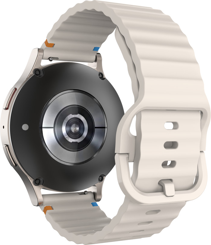 Just in Case Silikon-Armband Creme für Garmin Venu 3S / 4 41 mm detail