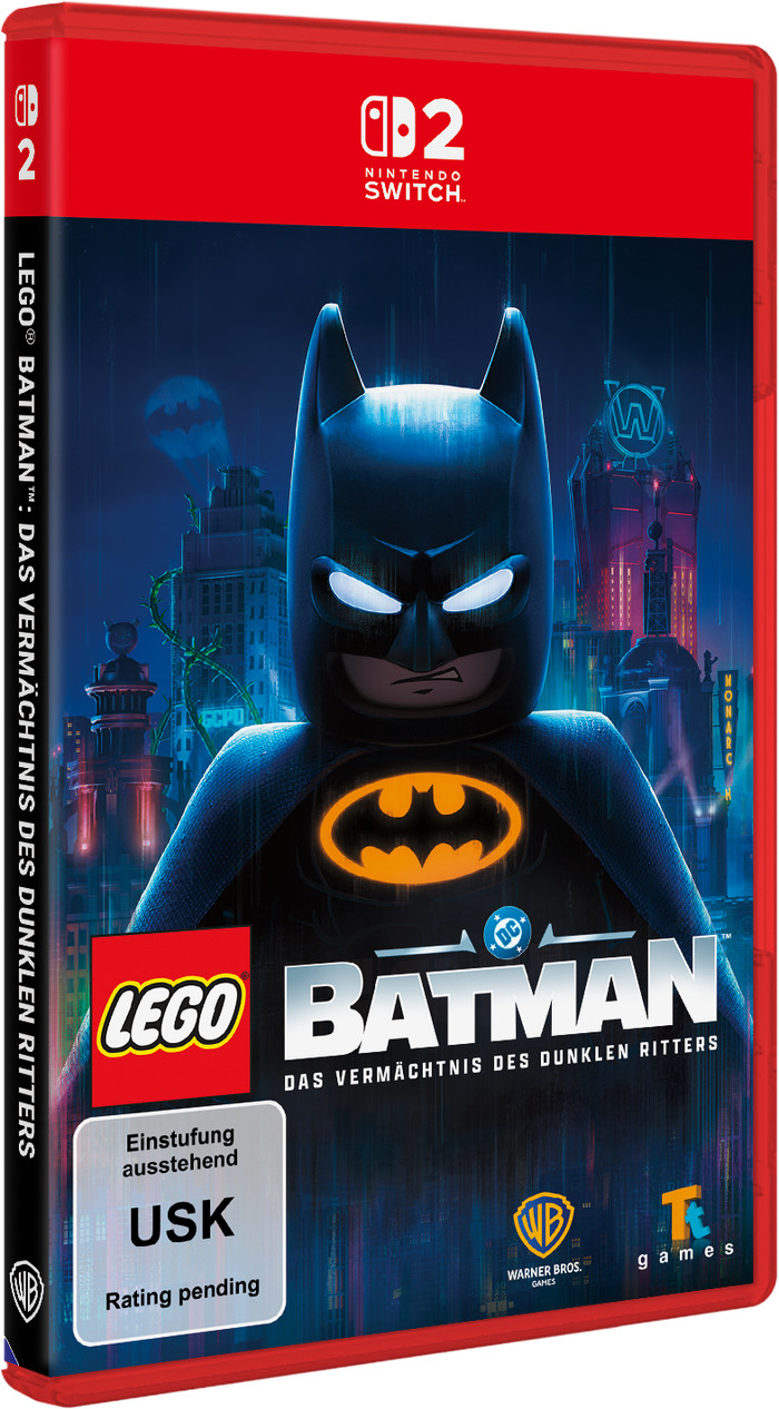 LEGO Batman: Das Vermächtnis des Dunklen Ritters Nintendo Switch 2 verpackung