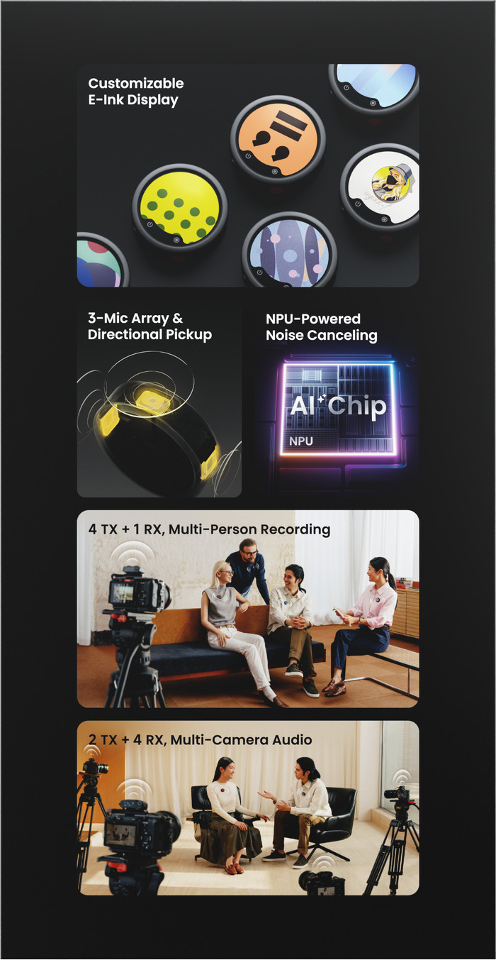Insta360 Mic Pro Dual visueller lieferant