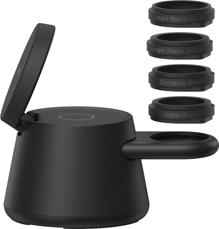 Belkin UltraCharge Modulare kabellose Ladestation Qi2 25 W Schwarz detail