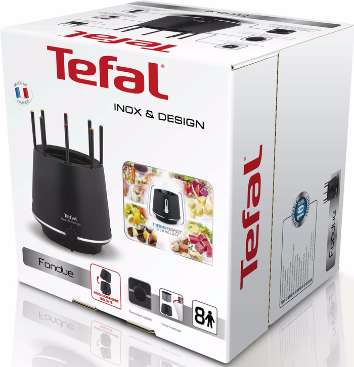 Tefal Fondue Inox & Design EF2658 packaging