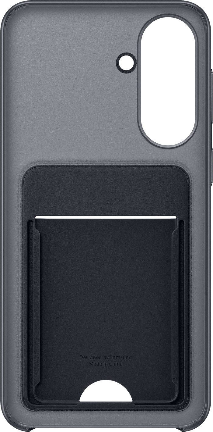 Samsung Galaxy A37 Card Slot Back Cover Black front