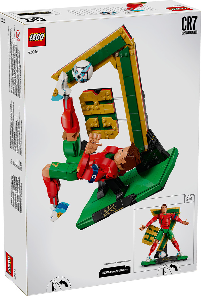LEGO Editions Cristiano Ronaldo - Football Legend 43016 packaging
