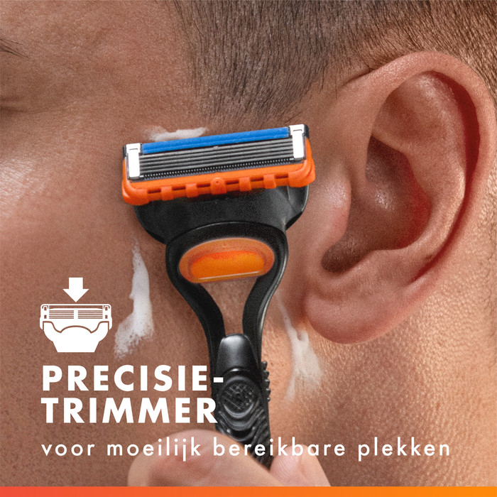 Gillette Fusion5 + 11 Replacement Blades product in use
