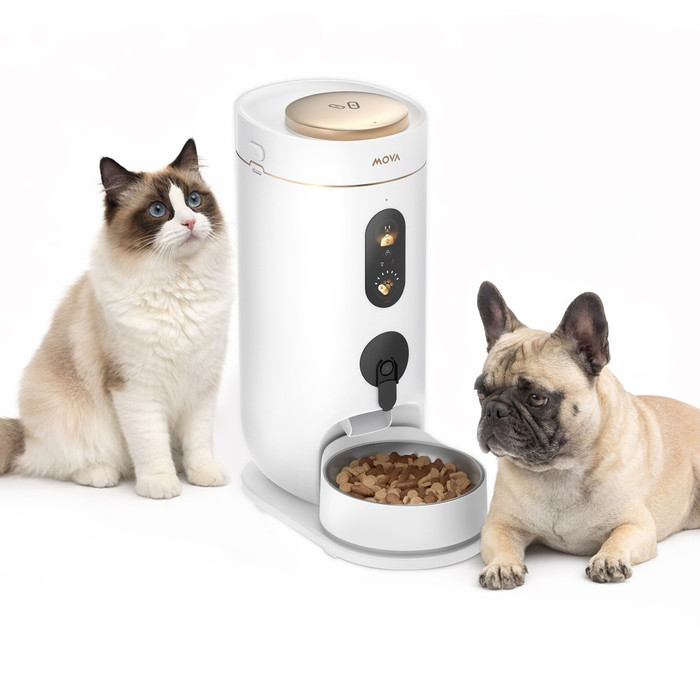 Mova Pet NutriPal 10 Ultra White product in use