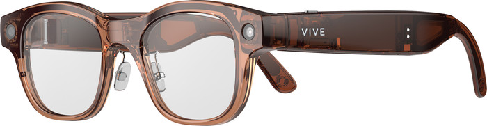 HTC VIVE Eagle AI Glasses Photochromic Rectangular Coffee right side