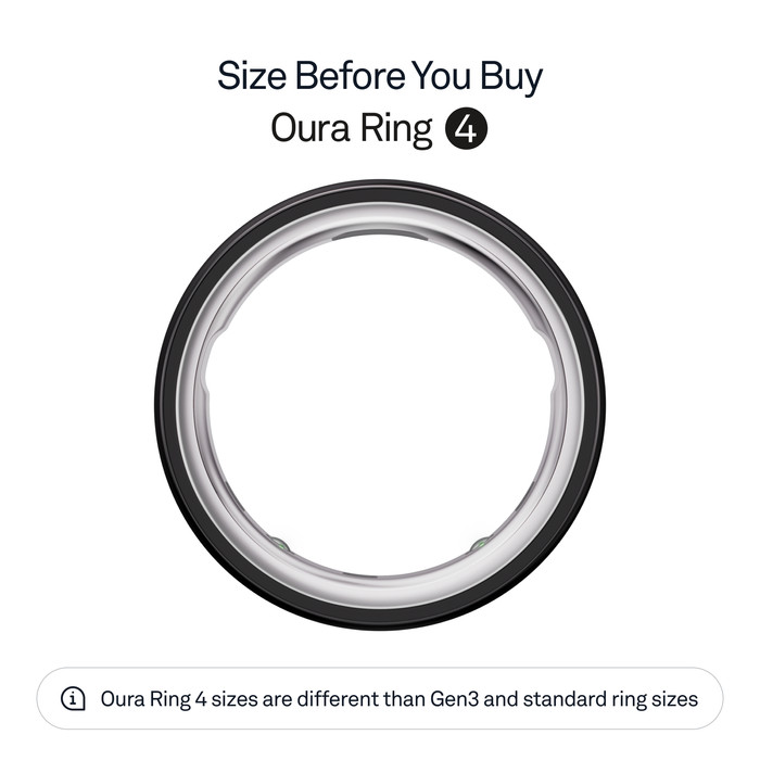 Oura Ring 4 Size 15 Black visual supplier
