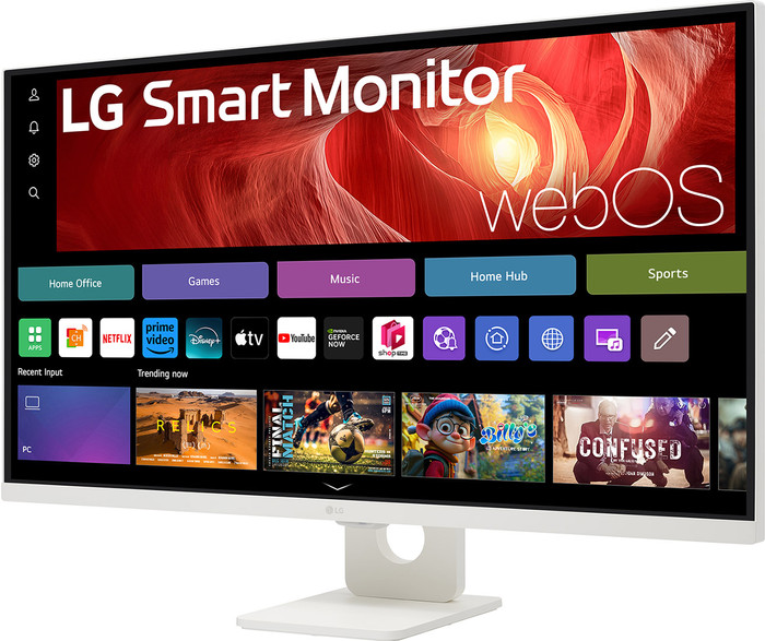 LG Smart Monitor 32U721SA-W front