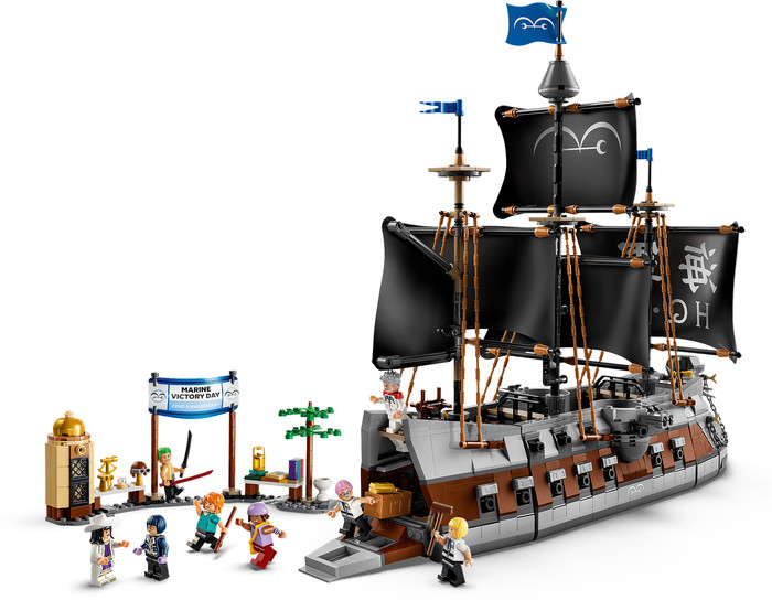 LEGO One Piece Garps Marineschlachtschiff 75646 detail