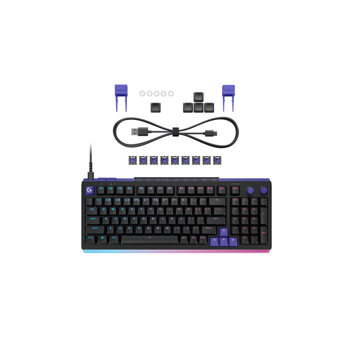 Logitech G512 X 98 Gaming-Tastatur QWERTZ Schwarz zubehör