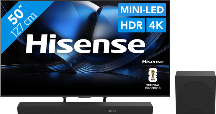 Hisense ULED 50 Zoll U79SE (2026) + Hisense HS3100 Main Image