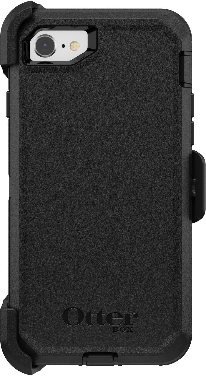 OtterBox Defender Apple iPhone SE 2022/SE 2020/8/7 Back Cover Black Main Image