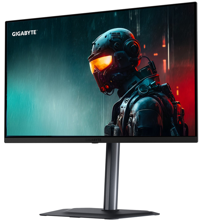 GIGABYTE MO27U2 QD-OLED linke seite