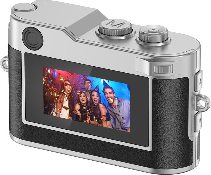 Rollei Mini Digitalkamera Schwarz rückseite