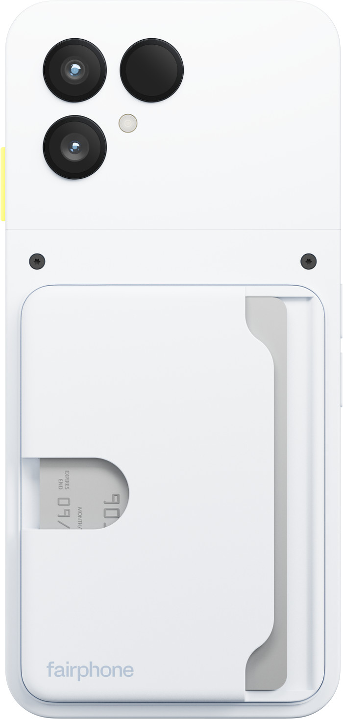 Fairphone Card Wallet for the Fairphone 6 White product in use