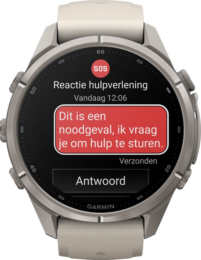 Garmin Fenix 9 Pro Titan LTE 43 mm vorne