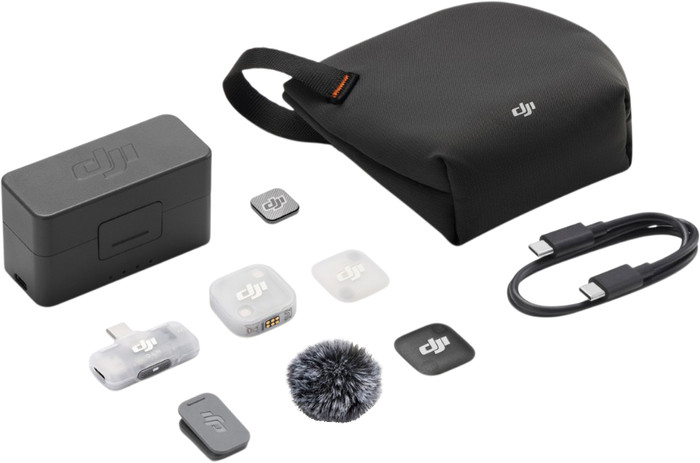 DJI Mic Mini 2 Single Mobiler Empfänger + Ladecase (für DJI Mic und Mic Mini Series) zubehör