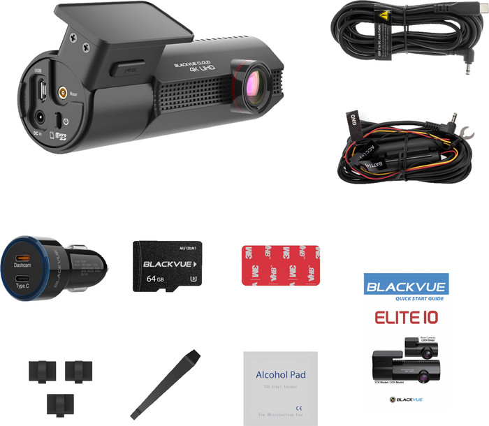 BlackVue Elite 10-1CH 64GB zubehör
